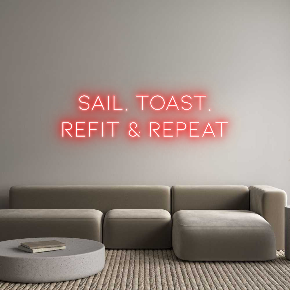 Neon personalizado: SAIL, TOAST,...