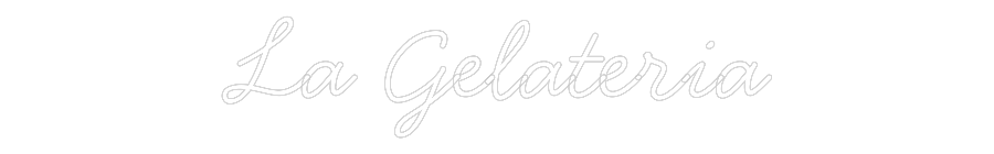 Neon personalizado: La Gelateria