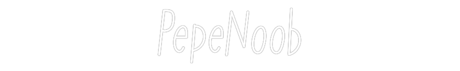 Neon personalizado: PepeNoob