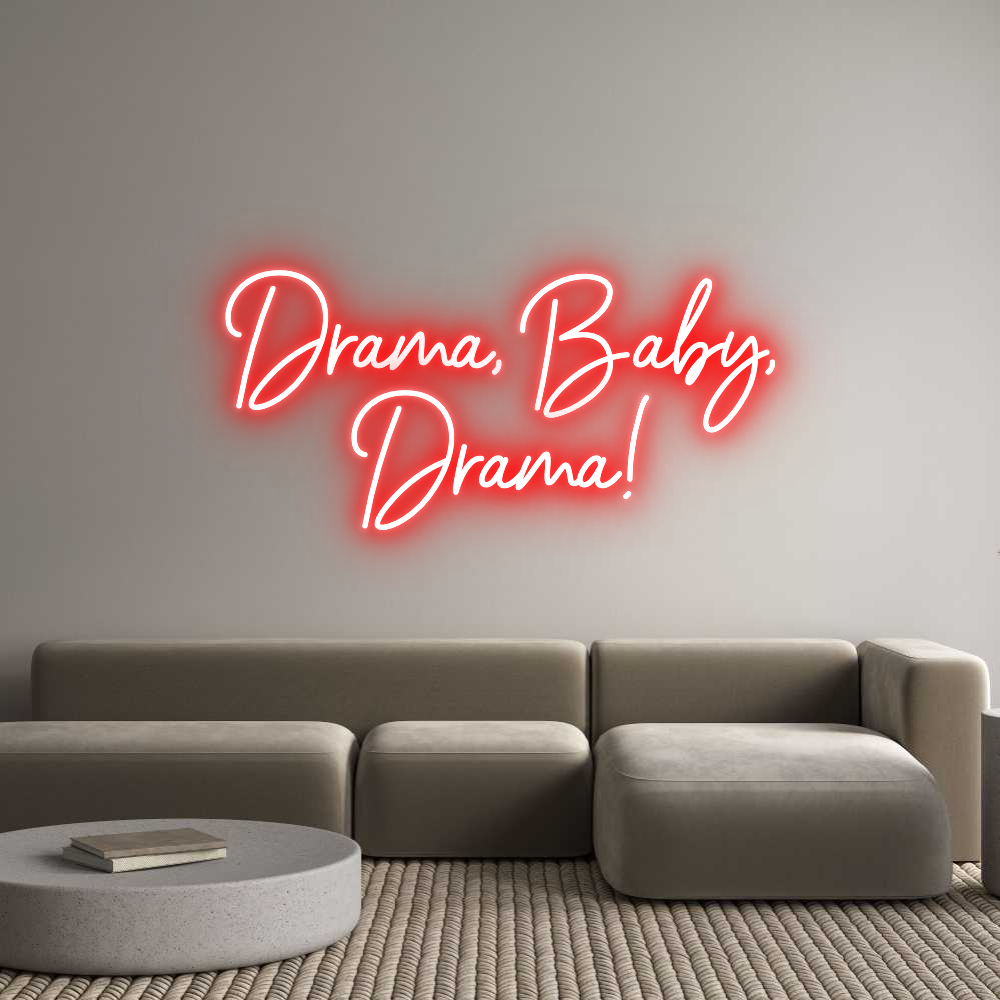 Neon personalizado: Drama, Baby,...