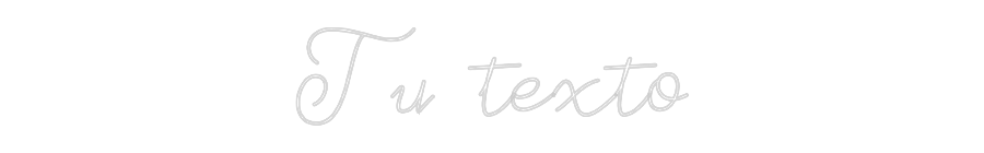Neon personalizado: Tu texto