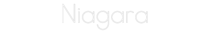 Neon personalizado: Niagara