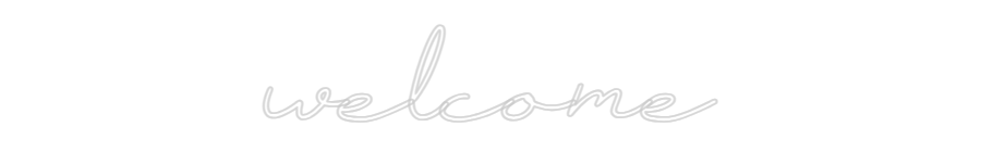 Neon personalizado: welcome