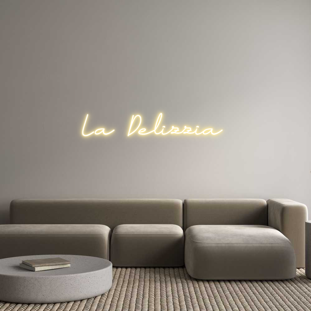 Neon personalizado: La Delizzia