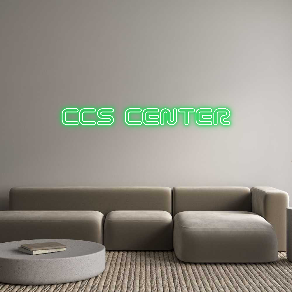Neon personalizado: CCS CENTER