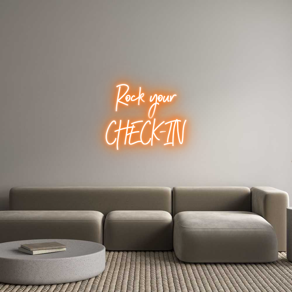 Neon personalizado: Rock your
CH...