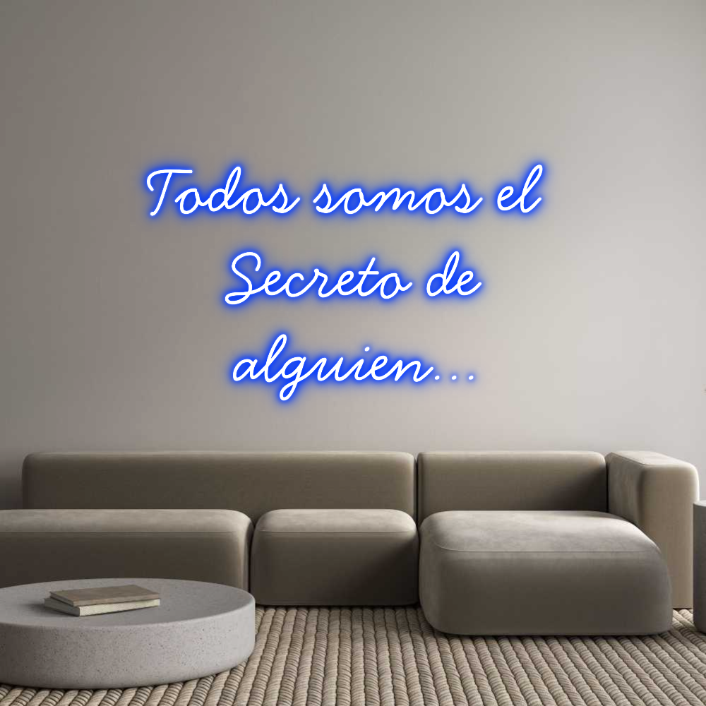 Neon personalizado: Todos somos e...