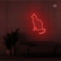 Cartel neon Gato