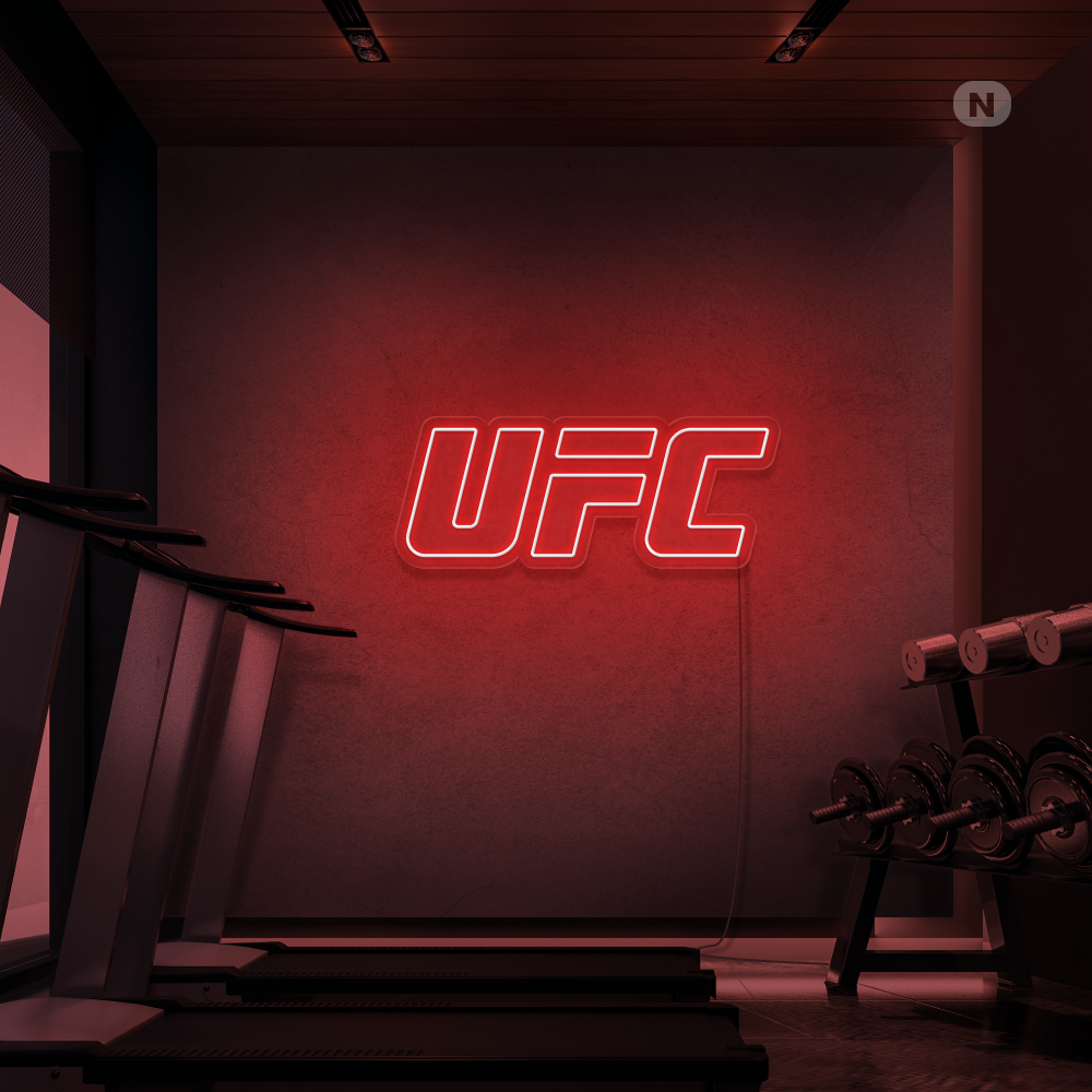 Cartel neon UFC