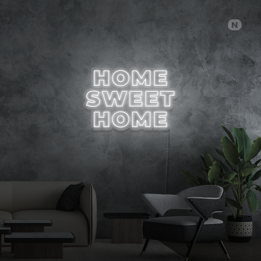 Cartel neon Home Sweet Home