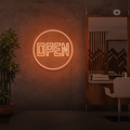 Cartel neon Open