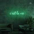 Cartel neon cestlavie