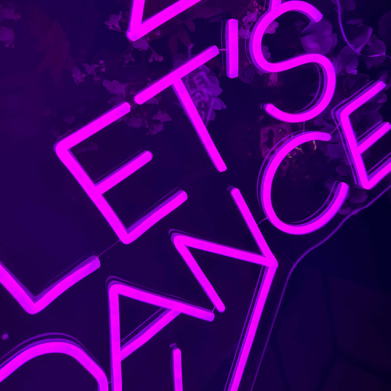 Cartel neon Let's Dance