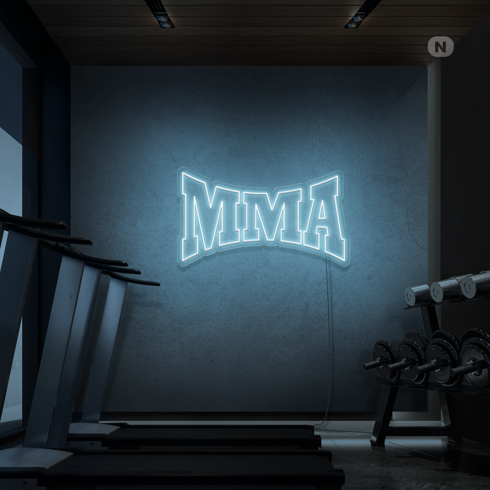 Cartel neon MMA