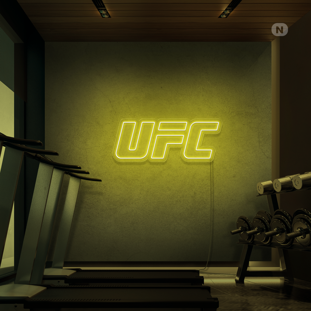 Cartel neon UFC