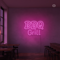 Cartel neon BBQ