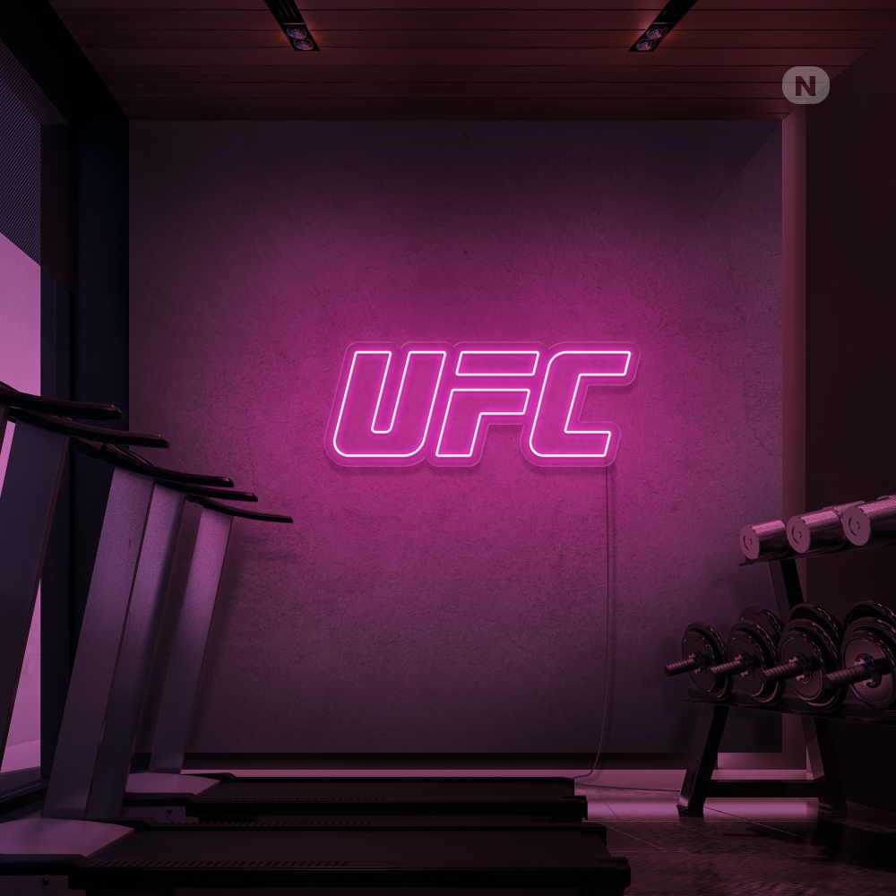 Cartel neon UFC