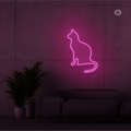 Cartel neon Gato