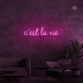 Cartel neon cestlavie