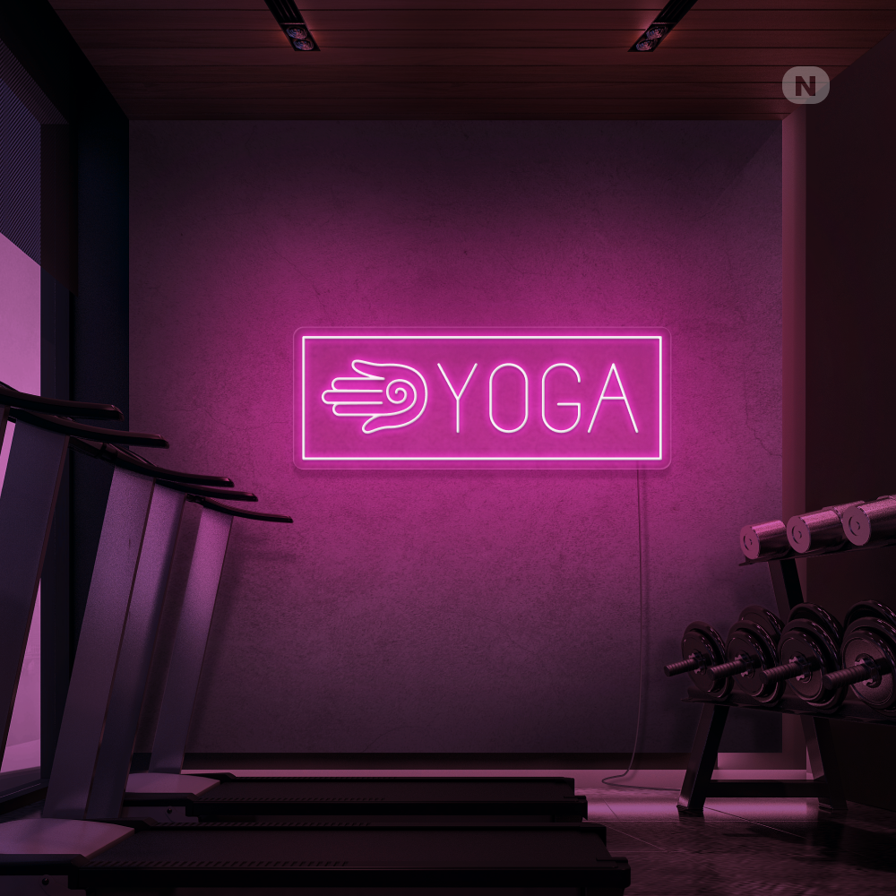 Cartel neon Yoga