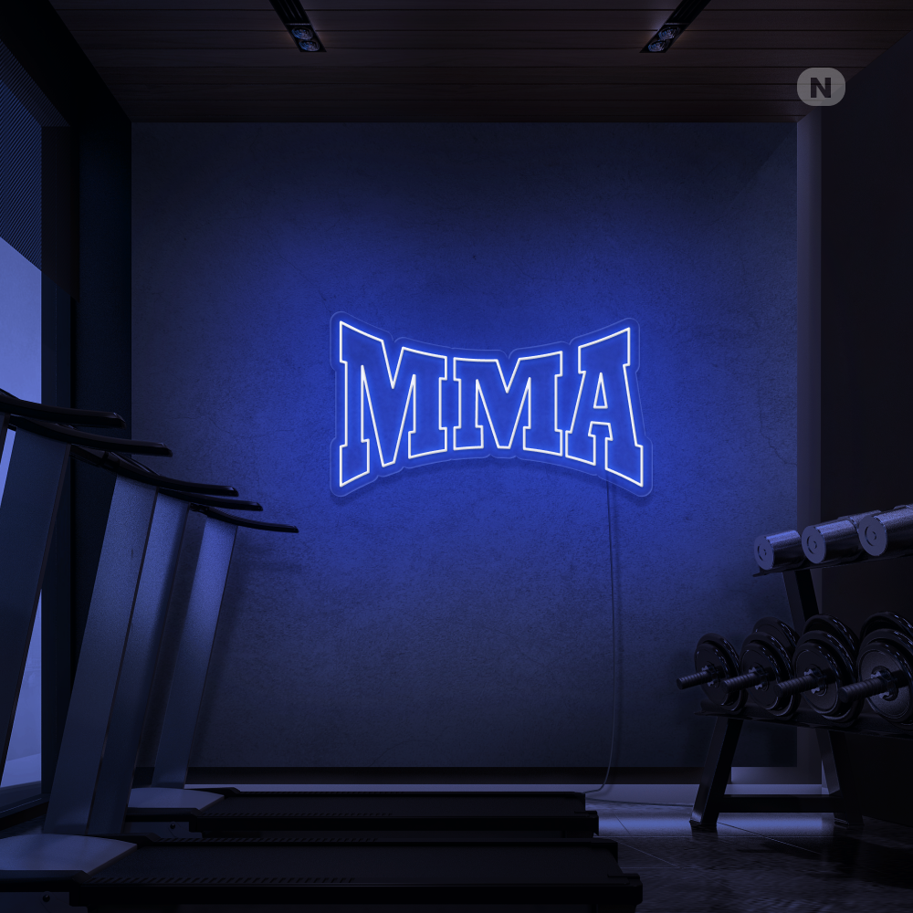 Cartel neon MMA