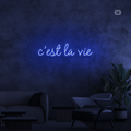 Cartel neon cestlavie