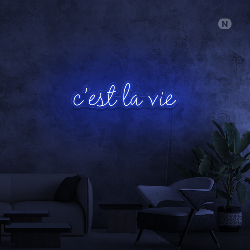 Cartel neon cestlavie