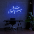 Cartel neon Hello Gorgeous