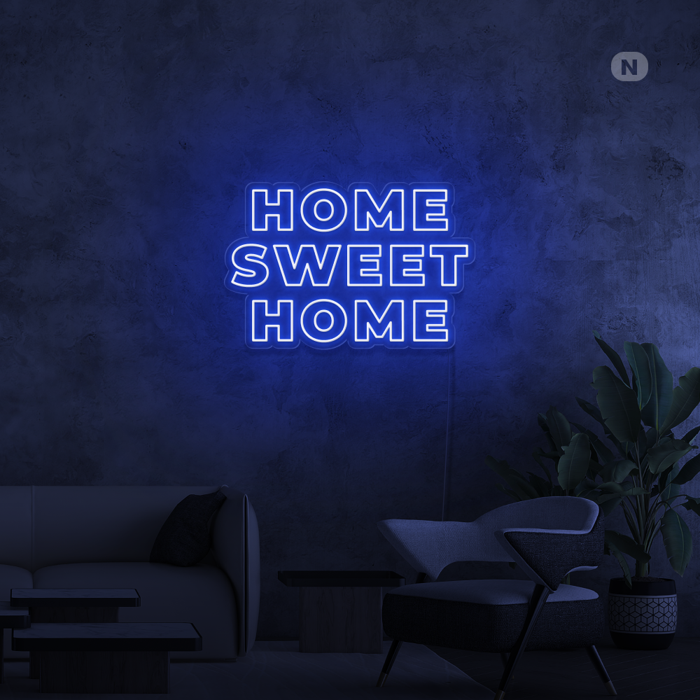 Cartel neon Home Sweet Home