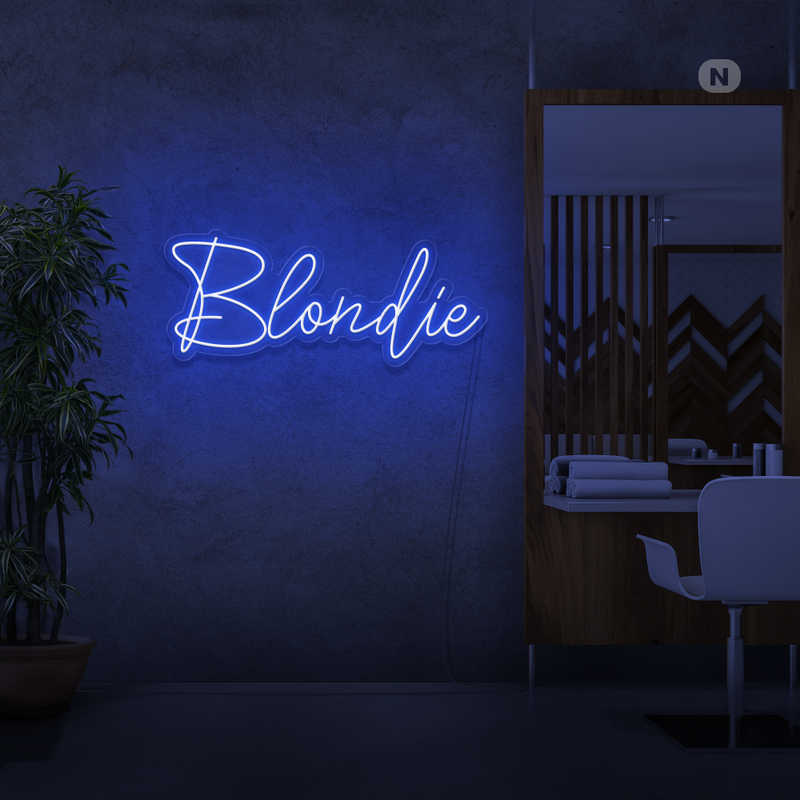 Cartel neon Blondie