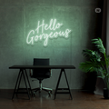 Cartel neon Hello Gorgeous