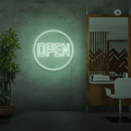 Cartel neon Open