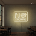 Cartel neon No Smoking