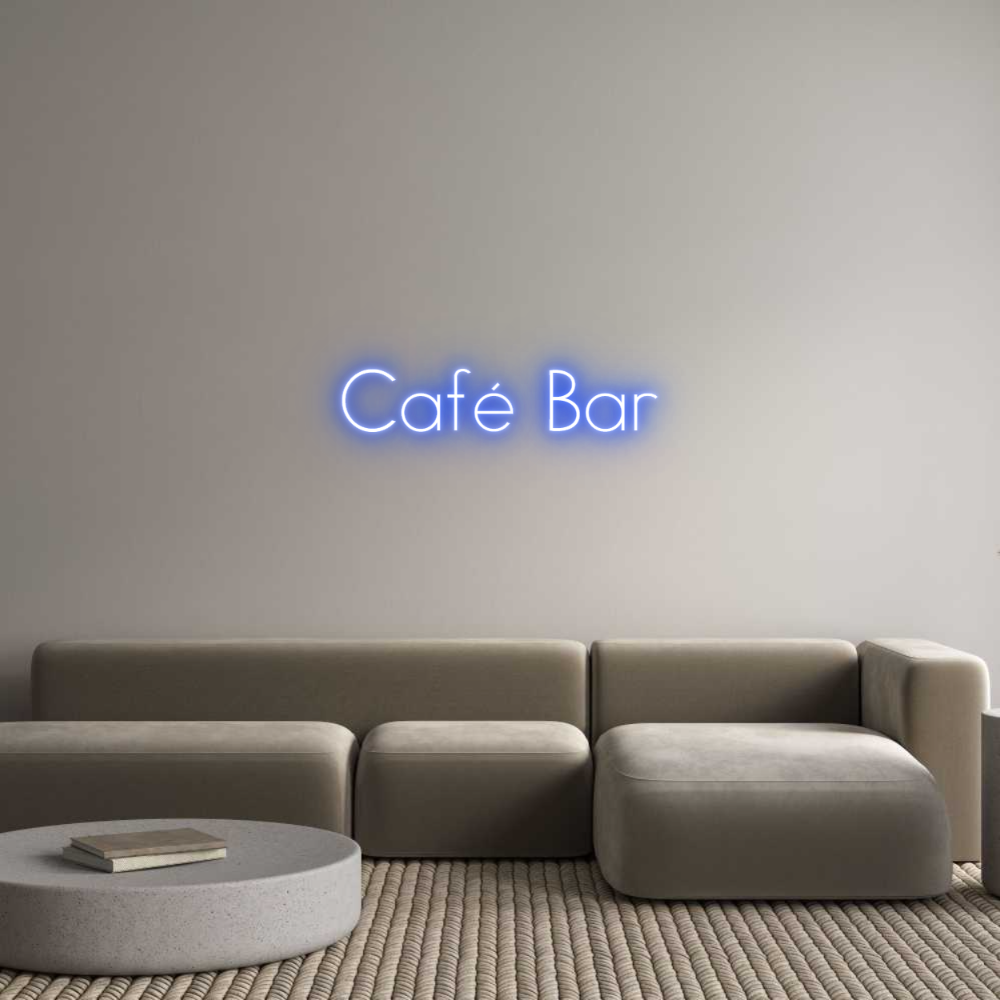 Neon personalizado: Café Bar