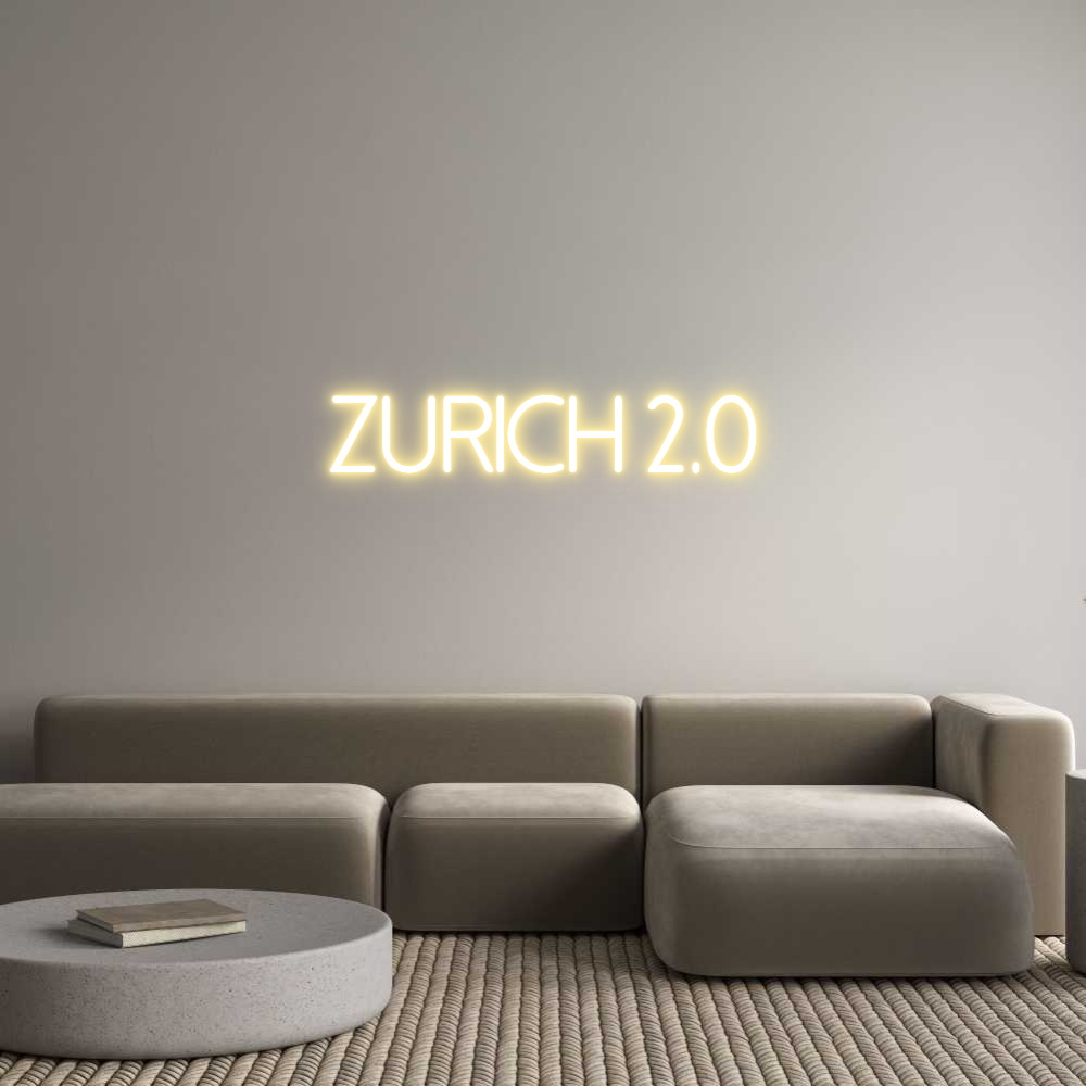 Neon personalizado: Zurich 2.0