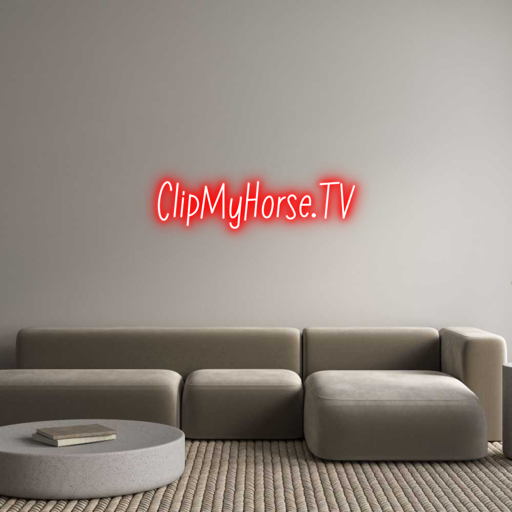 Neon personalizado: ClipMyHorse.TV