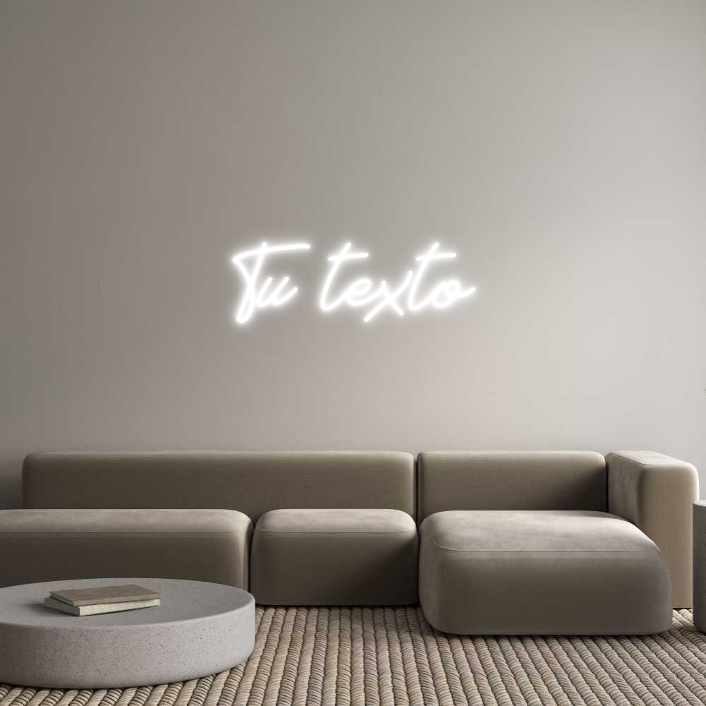 Neon personalizado: Tu texto
