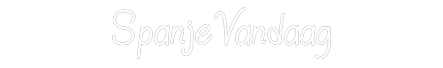 Neon personalizado: SpanjeVandaag