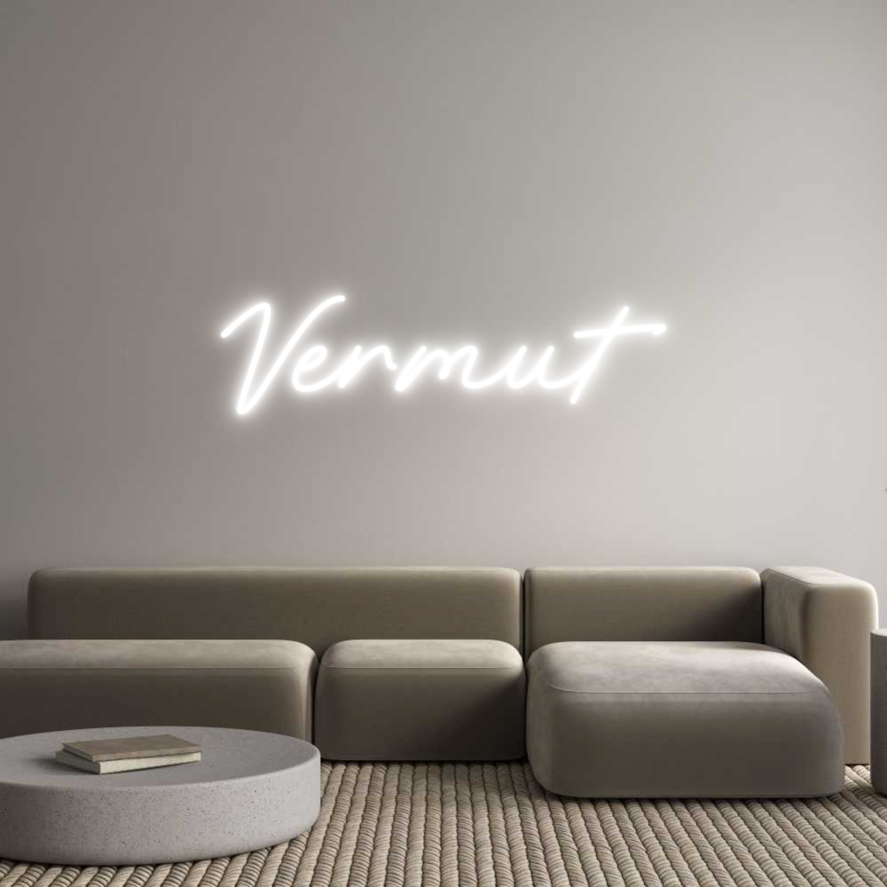 Neon personalizado: Vermut