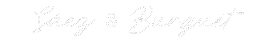 Neon personalizado: Sáez & Burguet
