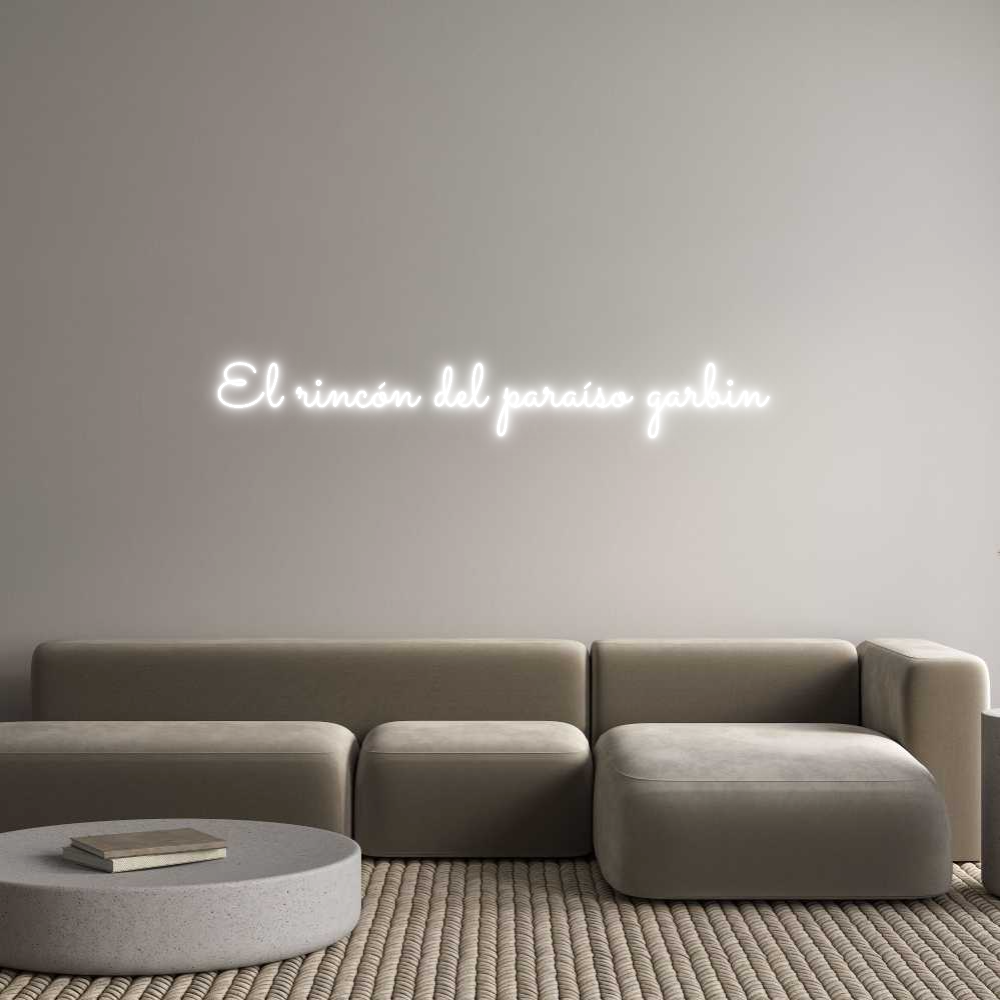 Neon personalizado: El rincón del...