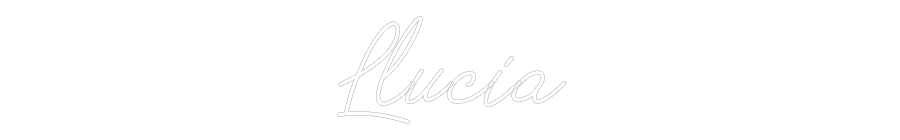Neon personalizado: Llucia