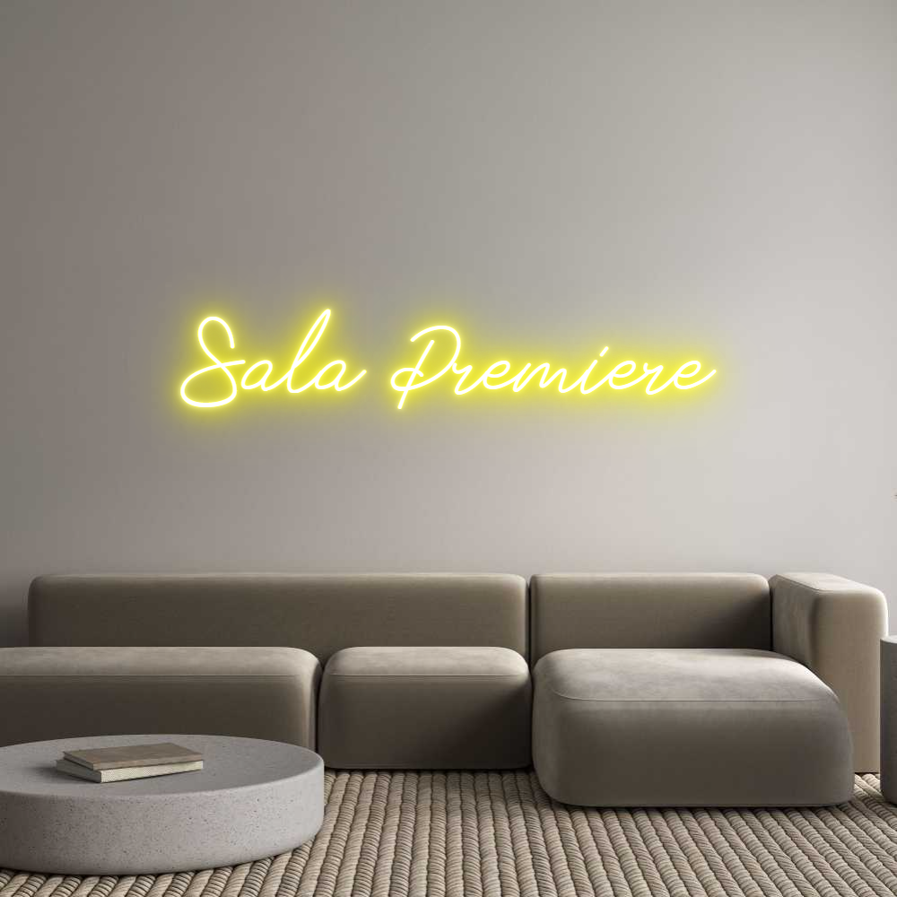 Neon personalizado: Sala Premiere