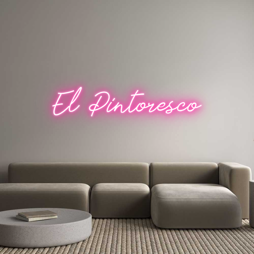 Neon personalizado: El Pintoresco