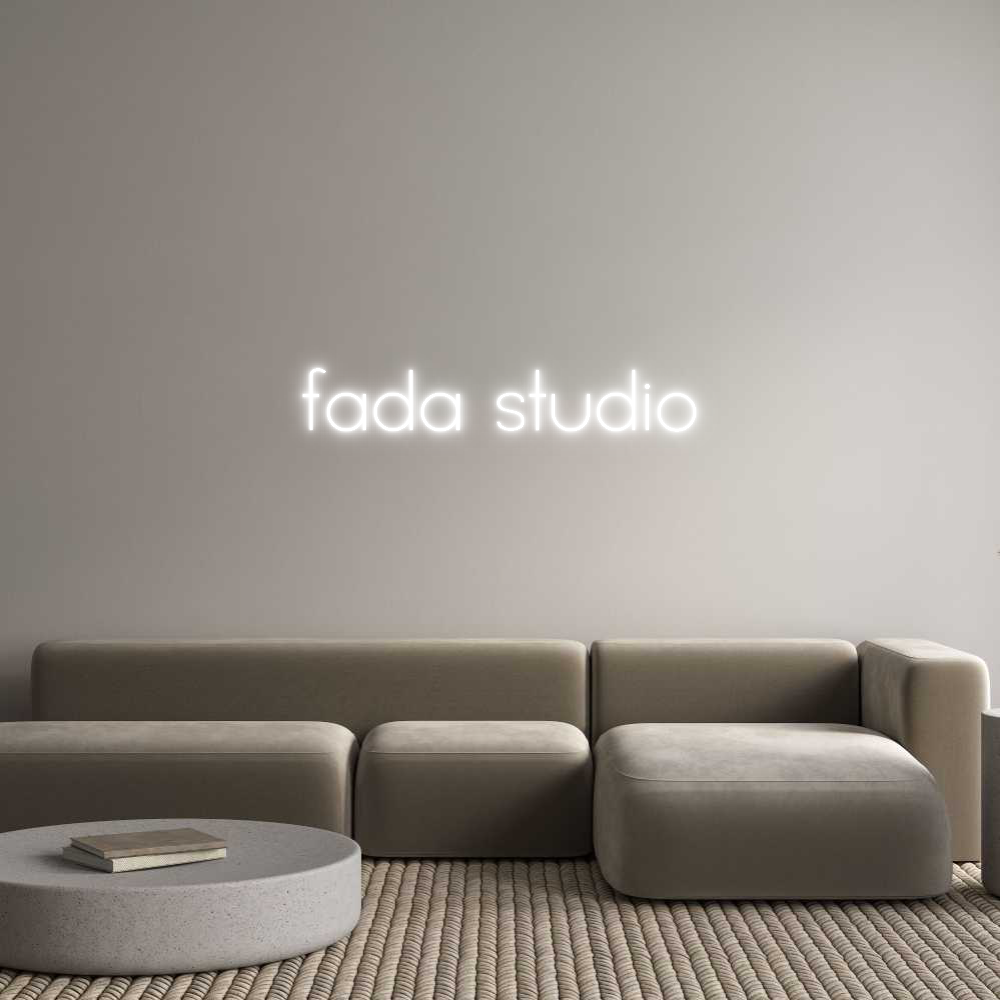 Neon personalizado: fada studio