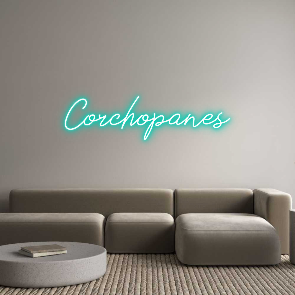 Neon personalizado: Corchopanes