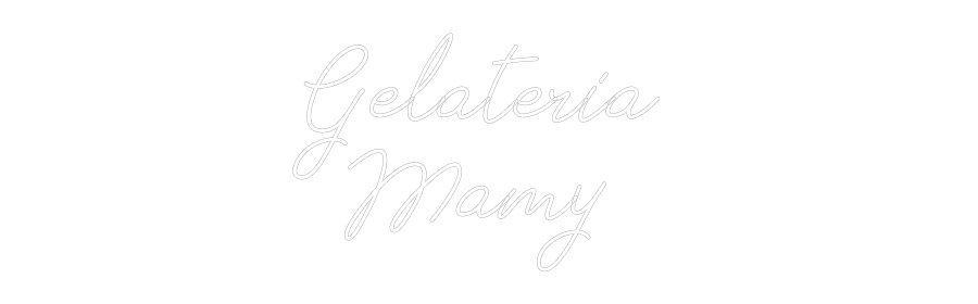 Neon personalizado: Gelateria 
 ...