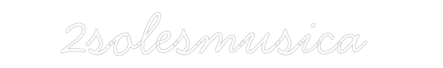Neon personalizado: 2solesmusica