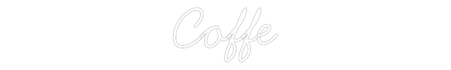 Neon personalizado: Coffe