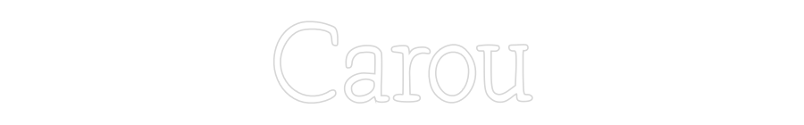 Neon personalizado: Carou